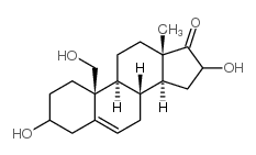3,16,19-三羟基-5-雄烯-17-酮 结构式