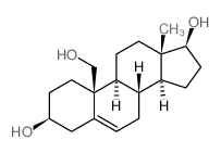 雄甾-5-烯-3,17,19-三醇,(3β,17β)- 结构式