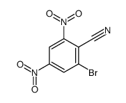 2-溴-4,6-二硝基苯甲腈 结构式