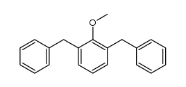 2-甲氧基-1,3-二苄基苯 结构式