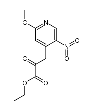 4-Pyridinepropanoic acid, 2-methoxy-5-nitro-α-oxo-, ethyl ester 结构式