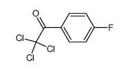2,2,2-三氯-1-(4-氟苯基)乙酮 结构式