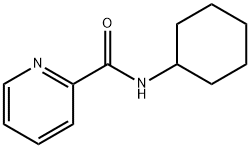 N-环己基-2-吡啶甲酰胺 结构式