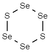 1,4,2,3,5,6-二硫杂四硒杂环己烷 结构式