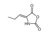 2,5-Oxazolidinedione, 4-propylidene-, (Z)- (9CI) 结构式