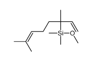 Silane, (1-ethenyl-1,5-dimethyl-4-hexenyl)methoxydimethyl- 结构式