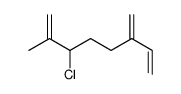 3-氯-2-甲基-6-亚甲基-1,7-辛二烯 结构式