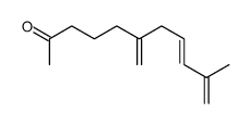 10-甲基-6-亚甲基-8,10-十一碳二烯-2-酮 结构式