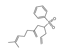 Benzene, [[7-methyl-3-methylene-1-(2-propen-1-yl)-6-octen-1-yl]sulfonyl]- 结构式