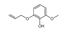 2-(烯丙氧基)-6-甲氧基苯酚 结构式