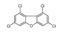 1,3,7,9-四氯二苯并呋喃 结构式