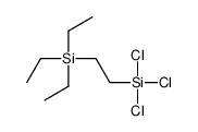 Silane, trichloro[2-(triethylsilyl)ethyl]- 结构式