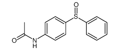 N-[4-(苯基亚磺酰基)苯基]乙酰胺 结构式
