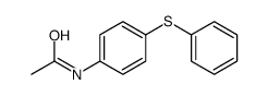 N-[4-(苯硫基)苯基]乙酰胺 结构式