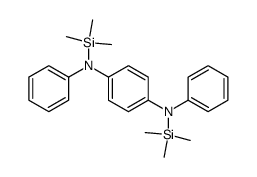 1,4-Benzenediamine, N1,N4-diphenyl-N1,N4-bis(trimethylsilyl)- 结构式
