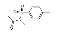 N-甲基-N-对甲苯磺酰基乙酰胺 结构式