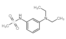 N-(3-(diethylamino)phenyl)methanesulfonamide 结构式