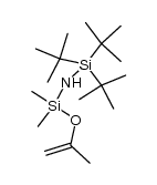 Silanamine, 1,1-dimethyl-1-[(1-methylethenyl)oxy]-N-[tris(1,1-dimethylethyl)silyl]- 结构式