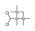 2-(二氯甲基)-1,1,1,2,3,3,3-七甲基三硅烷 结构式
