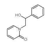 1-(2-羟基-2-苯乙基)吡啶-2(1H)-酮 结构式
