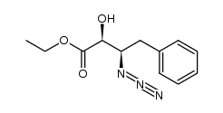3-叠氮基-2-羟基-4-苯基丁酸乙酯 结构式