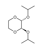 顺-2,3-二异丙氧基-1,4-二氧六环 结构式