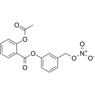2-乙酰氧基苯甲酸-3-硝酸甲基苯酯 结构式