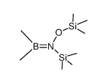 1,1-二甲基-N-(三甲基硅基)-N-[(三甲基硅基)氧基]硼胺 结构式