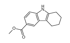 methyl 2,3,4,9-tetrahydro-1H-carbazole-6-carboxylate 结构式