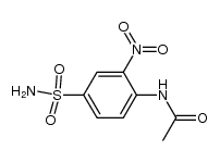 N-(4-氨磺酰基-2-硝基苯基)乙酰胺 结构式