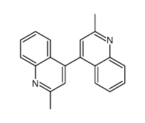 2,2'-二甲基-4,4'-联喹啉 结构式