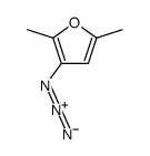 3-叠氮基-2,5-二甲基呋喃 结构式