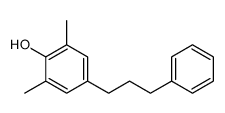 2,6-二甲基-4-(3-苯丙基)苯酚 结构式