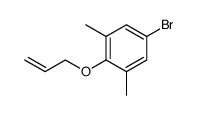 2-(烯丙氧基)-5-溴-1,3-二甲基苯 结构式
