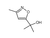 2-(3-甲基-5-异恶唑基)-2-丙醇 结构式