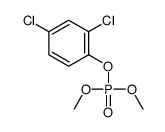 磷酸二甲基-2,4-二氯苯基酯 结构式