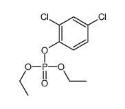 2,4-Dichlorophenyl diethyl phosphate 结构式