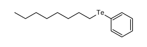 Benzene, (octyltelluro)- 结构式