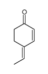 2-Cyclohexen-1-one, 4-ethylidene- 结构式