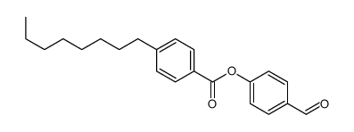 4-辛基苯甲酸-4-甲酰基苯酯 结构式
