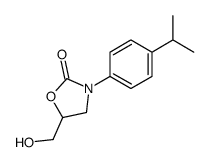 5-(羟甲基)-3-(4-异丙基苯基)-2-恶唑烷酮 结构式