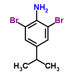 2,6-二溴-4-异丙苯胺 结构式