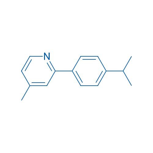 2-(4-异丙基苯基)-4-甲基吡啶 结构式