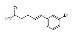 5-(3-溴苯基)-4-戊烯酸 结构式