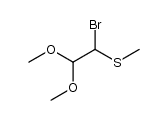 Ethane, 1-bromo-2,2-dimethoxy-1-(methylthio)- 结构式