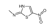 N-甲基-5-硝基-2-噻唑胺 结构式
