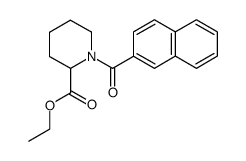 1-(2-萘甲酰基)-2-哌啶甲酸乙酯 结构式