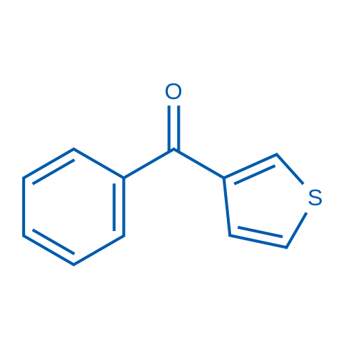 苯基-3-噻吩基甲酮 结构式