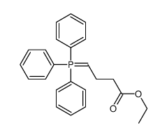 Butanoic acid, 4-(triphenylphosphoranylidene)-, ethyl ester 结构式
