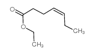 顺式-4-庚烯酸乙酯 结构式